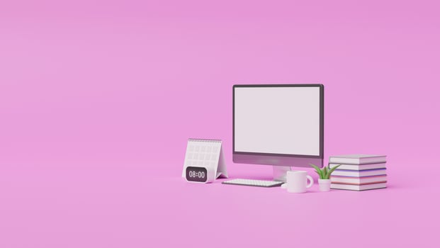 Minimalist Modern workspace photo