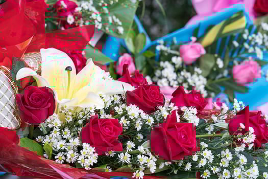 Bouquet made of roses photo