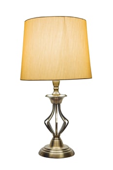 Table lamp isolated. photo