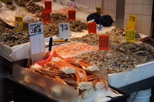 new york chinatown fish market photo