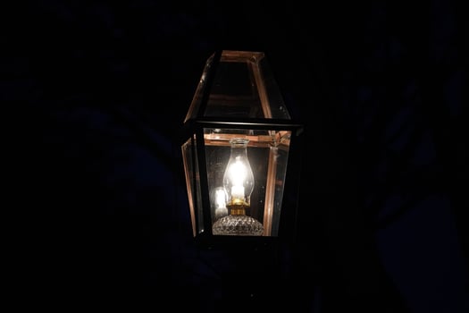 old whale oil lamp street lantern light in martha vineyard photo