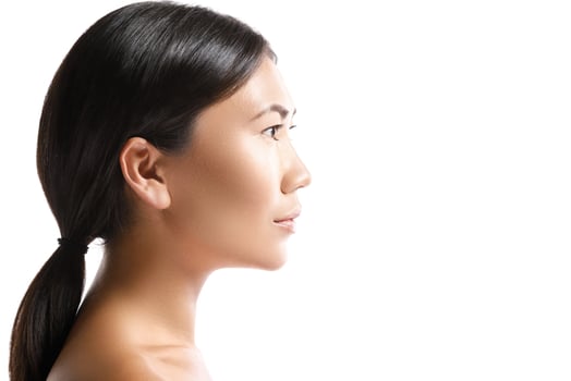 Portrait of young and beautiful asian woman photo