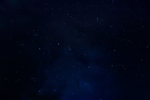 Beautiful night sky with a stars photo