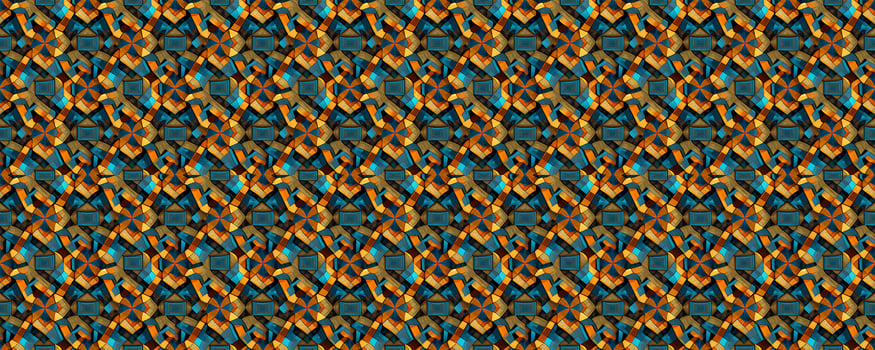 Geometric abstract seamless pattern photo
