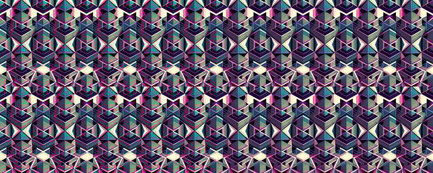 Geometric abstract seamless pattern photo