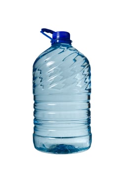 Big bottle of water isolated on a white background photo