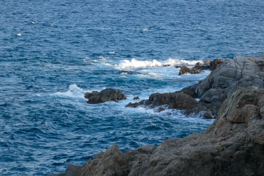 Camino de ronda, a road parallel to the Catalan Costa Brava, located on the Mediterranean Sea in the north of Catalonia, Spain. photo