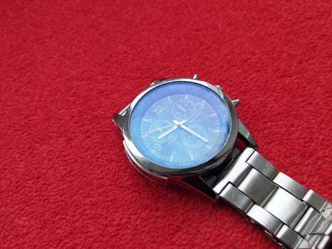 Mechanical quartz wrist watch for men photo