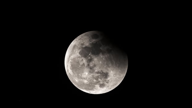 moon on the dark night  dark background photo