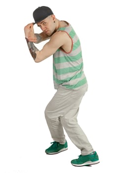 portrait of man in casual clothes photo