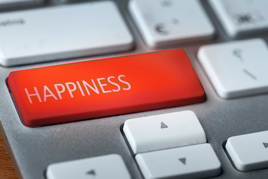 happiness button on keyboard photo