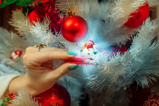 illuminated Christmas tree toy photo