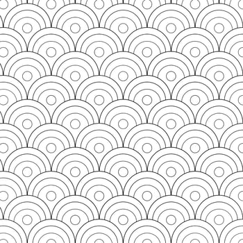 Creative Seamless Pattern For Coloring Page And Coloring Book photo