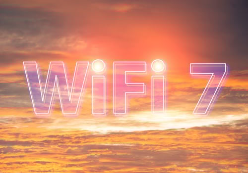 Concept Wi-Fi 7 Next Generation Networking Communication,high speed communication photo