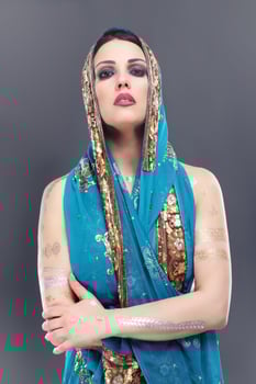 Beautiful indian woman photo