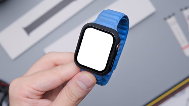 smart watch screen shot mock up photo