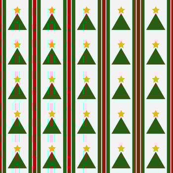 Christmas pattern stars christmas trees walloaper photo