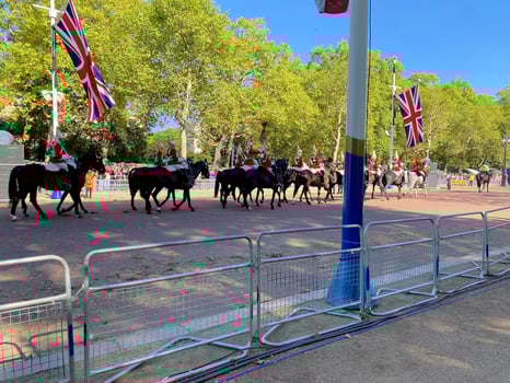 London in the UK in september 2022. A view of the Mall photo