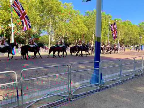 London in the UK in september 2022. A view of the Mall photo