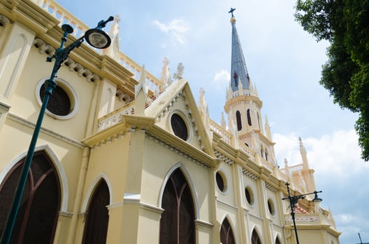 Holy Rosary Church at Bangkok of Thailand photo