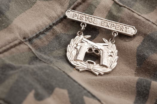 Pistol Expert War Medal photo