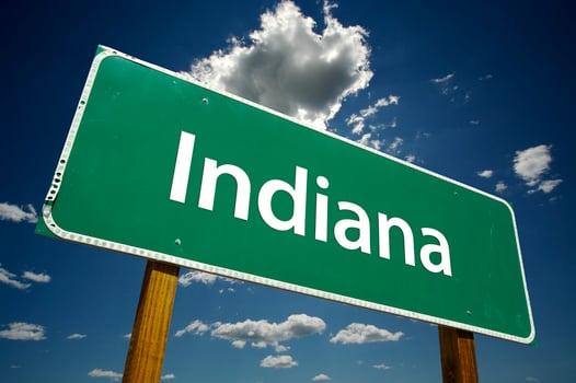 Indiana Road Sign photo
