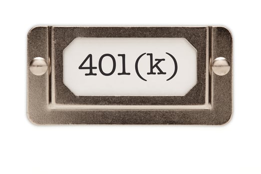 401k File Drawer Label photo
