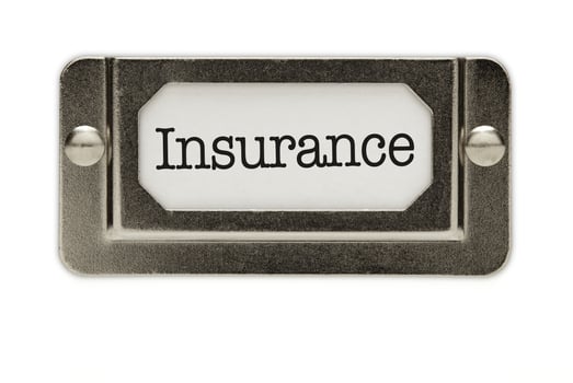 Insurance File Drawer Label photo