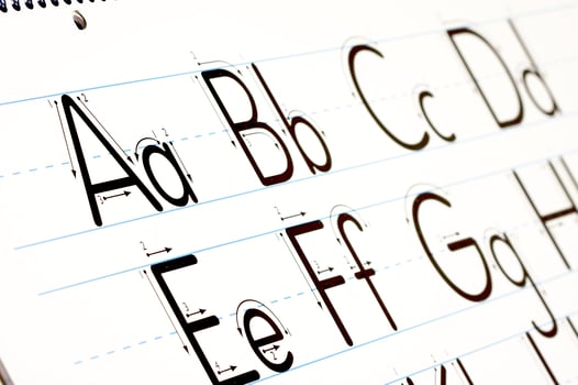 Learning Letters Chart photo