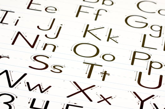 Learning Letters Chart photo