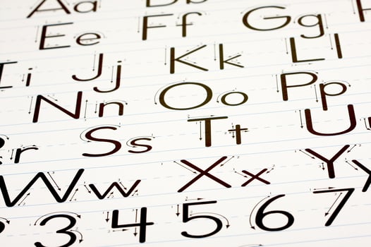 Learning Letters Chart photo