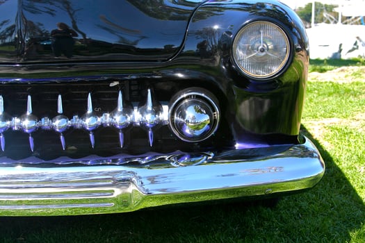 Purple Vintage Car photo