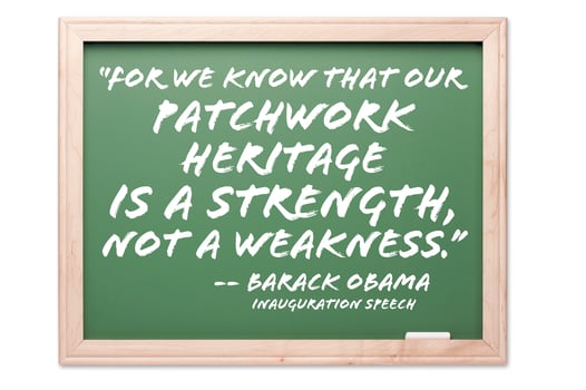 President Obama Quote Series Chalkboard photo