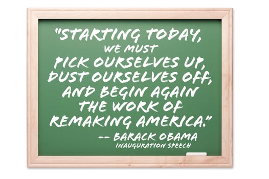 President Obama Quote Series Chalkboard photo