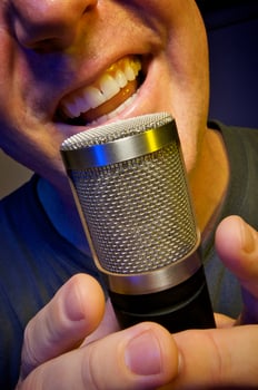 Vocalist and Microphone photo