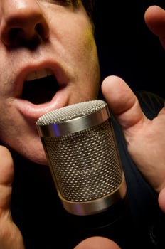 Vocalist and Microphone photo