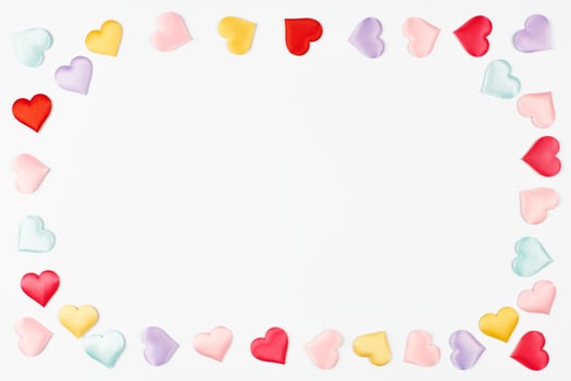 Heart from mini hearts photo