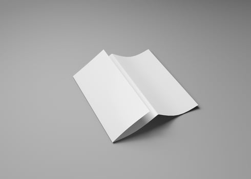 Creative business trifold brochure template photo