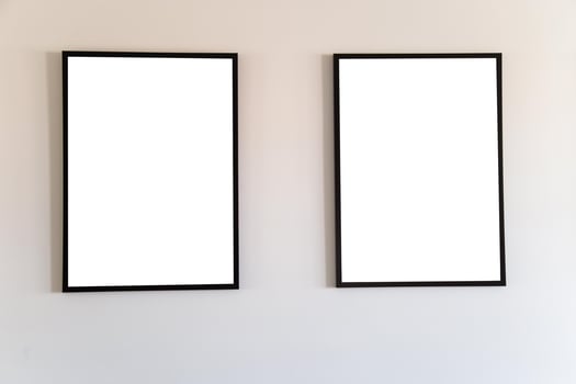 Blank frame mock up for text message or content. photo