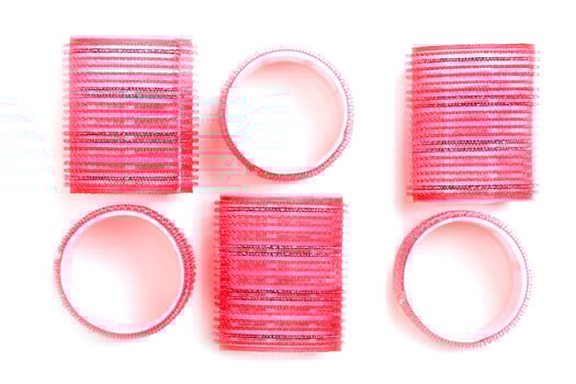 Set of six curlers photo