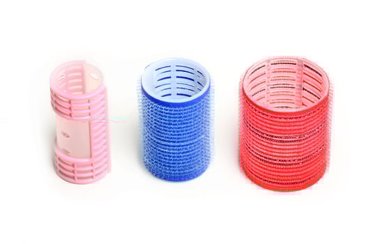 A set of three different curlers photo