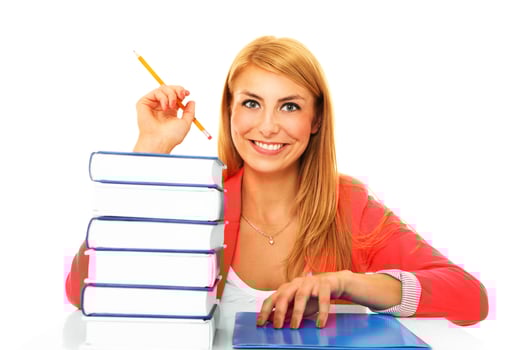 Happy Student Woman photo