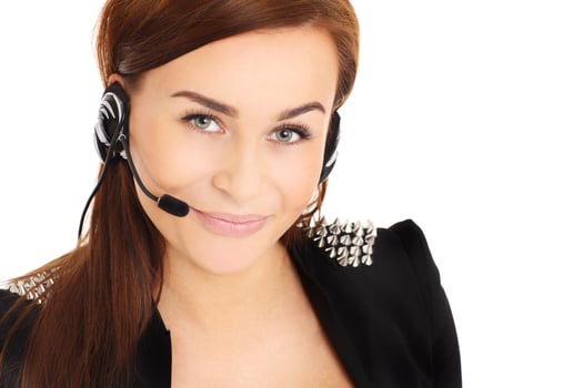 Help desk woman photo