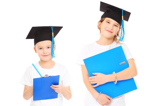 Smart little kids photo