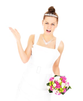 Bride having a problem photo