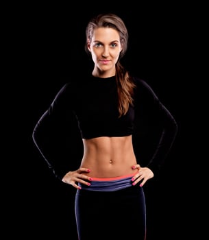Beautiful sporty woman photo