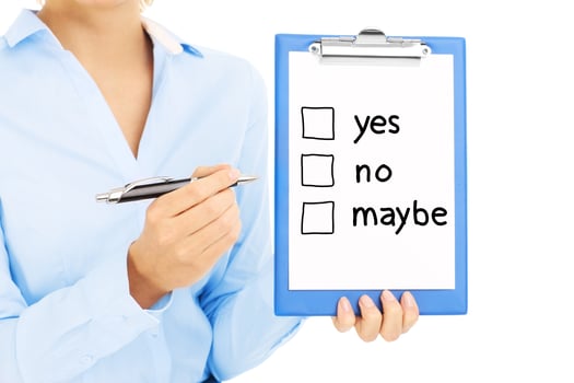 Woman and decision photo