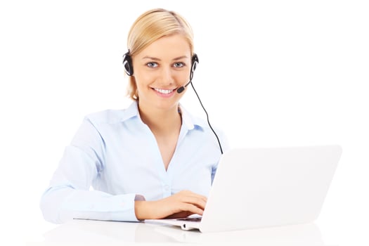 Call center worker photo