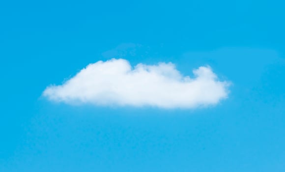 Blue sky with cloud background photo
