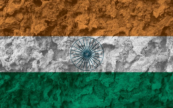 Indian flag texture as a background photo